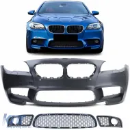 image-43-Sportfrontstoßstange + Kühlergrill + Abdeckungen geeignet für BMW 5er F10 F11 10-13