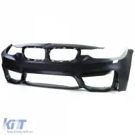 Sportfrontstoßstange + Spoilerblatt geeignet für BMW 3er Reihe F30 F31 F80 11-19-image-6198692