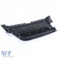 Sportgitter mit Wabenstruktur ohne Emblem in Hochglanz Schwarz, geeignet für Audi A4 B8 8K 07-11-image-6202380