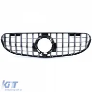 Sportgrill chrom schwarz geeignet für Mercedes GLC X253 Coupe C253 19-22-image-6197686