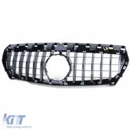 Sportgrill chrom schwarz glänzend, geeignet für Mercedes CLA C117 Pre-Facelift 13-16-image-6203084