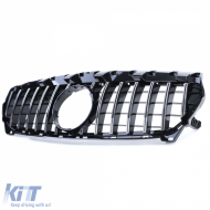 Sportgrill chrom schwarz glänzend, geeignet für Mercedes CLA C117 Pre-Facelift 13-16-image-6203085