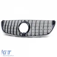 Sportgrill chrom schwarz glänzend, geeignet für Mercedes V-Class W447 14-19-image-6257473
