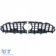 Sportgrill Frontgrill glänzend schwarz, geeignet für Mercedes CLS C257 2018-2023-image-6257420