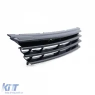 Sportgrill Frontgrill ohne Emblem schwarz geeignet für VW Polo 6N 94-99-image-6195518