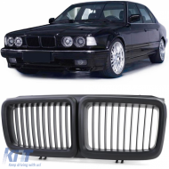 image-75-Sportgrill Frontgrill schwarz geeignet für BMW 7er E32 1986-1994