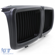 Sportgrill Frontgrill schwarz geeignet für BMW 7er E32 1986-1994-image-6190407