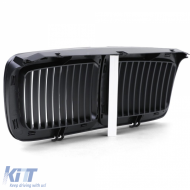 Sportgrill Frontgrill schwarz geeignet für BMW 7er E32 1986-1994-image-6190409