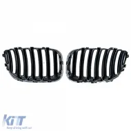 Sportgrill Frontgrill schwarz verchromt, geeignet für BMW X5 E53 1999-2003-image-6210468
