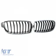 Sportgrill Frontgrill schwarz verchromt geeignet für BMW 3er F30 F31 2011-2019-image-6211263