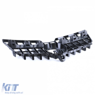 Sportgrill Glänzend Schwarz Chrom geeignet für Mercedes GLK X204 Facelift 2012-2015-image-6198582