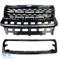 Sportgrill glänzend schwarz geeignet für Land Rover Freelander 2 07-14-image-6202552