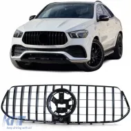 image-50-Sportgrill glänzend schwarz geeignet für Mercedes GLE V167 Coupe C167 2018-2023