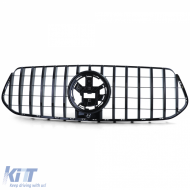 Sportgrill glänzend schwarz geeignet für Mercedes GLE V167 Coupe C167 2018-2023-image-6192906