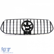 Sportgrill glänzend schwarz geeignet für Mercedes GLE V167 Coupe C167 2018-2023-image-6192908