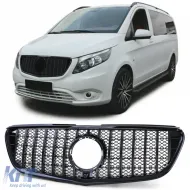image-70-Sportgrill glänzend schwarz geeignet für Mercedes Vito W447 14-19