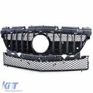Sportgrill glänzend schwarz geeignet für Mercedes SLK R172 Pre-Facelift 11-15-image-6198116