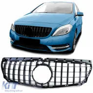 image-6-Sportgrill glänzend schwarz geeignet für Mercedes B-Klasse W246 11-14