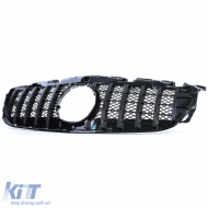 Sportgrill glänzend schwarz geeignet für Mercedes SLC R172 Facelift 2016-2021-image-6209700