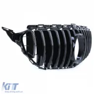 Sportgrill glänzend schwarz geeignet für Mercedes C-Class W205 S205 2014-2018-image-6257184
