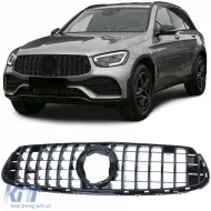 image-51-Sportgrill Hochglanzschwarz geeignet für Mercedes GLC X253 Coupe C253 2019-2022