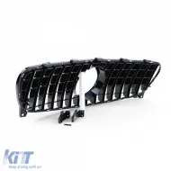 Sportgrill in glänzendem Schwarz, geeignet für Mercedes GLA X156 Facelift 2017-2020-image-6196546