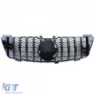 Sportgrill in Schwarz glänzend, geeignet für Mercedes ML W164 Pre-Facelift 2005-2008-image-6205259