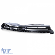 Sportgrill in Schwarz Hochglanz geeignet für VW Scirocco III einschließlich R 09-14 Pre-Facelift-image-6192680