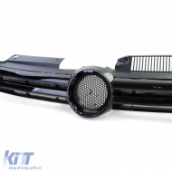 Sportgrill in Schwarz Hochglanz, geeignet für VW Golf 6 Sedan Variant Cabrio 08-13-image-6198797