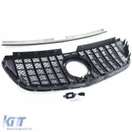 Sportgrill in Schwarz Hochglanz, geeignet für Mercedes V-Class Vito W447 W448 ab 19-image-6205267