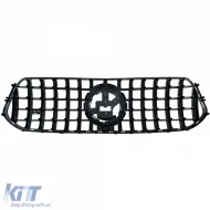 Sportgrill in Schwarz Hochglanz, geeignet für Mercedes GLE V167 Coupe C167 18-23 mit A Design-image-6211085