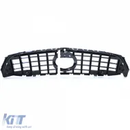 Sportgrill in Schwarz Hochglanz mit Chrom, geeignet für Mercedes CLA C118 X118 ab 19-image-6196894