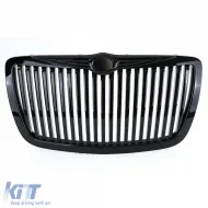 Sportgrill in Schwarz Hochglanz RR-Look, geeignet für Chrysler 300C 04-11-image-6194837