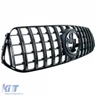 Sportgrill in Schwarzchrom, geeignet für Mercedes GLE V167 Coupe C167 18-23 mit A-Design-image-6208755