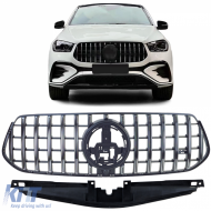 image-73-Sportgrill in Schwarzchrom, geeignet für Mercedes GLE V167 Coupe C167 ab 2023 mit A Design