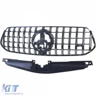 Sportgrill in Schwarzchrom, geeignet für Mercedes GLE V167 Coupe C167 ab 2023 mit A Design-image-6211088