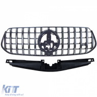 Sportgrill in Schwarzchrom, geeignet für Mercedes GLE V167 Coupe C167 ab 2023 mit A Design-image-6211089