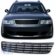 image-60-Sportgrill Kühlergrill ohne Emblem geeignet für VW Passat 3B Limousine Variante 96-00