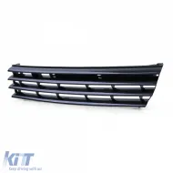 Sportgrill Kühlergrill ohne Emblem schwarz geeignet für VW Passat 35i B4 93-97-image-6193110