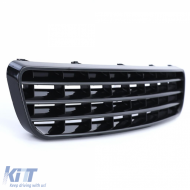 Sportgrill Kühlergrill ohne Emblem schwarz geeignet für Audi A3 8L 96-00-image-6193463