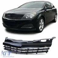 image-31-Sportgrill Kühlergrill ohne Emblem schwarz, geeignet für Opel Astra H GTC TwinTop 05-10