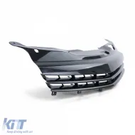 Sportgrill Kühlergrill ohne Emblem schwarz, geeignet für Opel Astra H GTC TwinTop 05-10-image-6209220