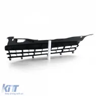 Sportgrill Kühlergrill ohne Emblem schwarz, geeignet für Opel Astra H GTC TwinTop 05-10-image-6209222