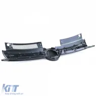 Sportgrill Kühlergrill Schwarz Glänzend mit Chromleisten, geeignet für VW Golf 6 08-13-image-6199169