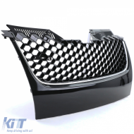 Sportgrill mit Chromleiste + Stoßstangennetz geeignet für VW Golf 5 GTI 03-09-image-6257776