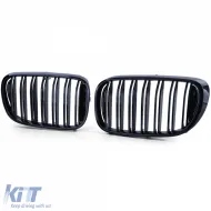 Sportgrill mit doppelten Lamellen, Hochglanz-Performance, geeignet für BMW 7er G11 15-19-image-6197328