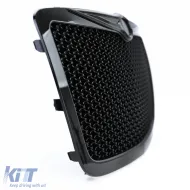 Sportgrill mit Waben-Design in glänzendem Schwarz, geeignet für Chrysler 300C Sedan Touring 04-11-image-6195807
