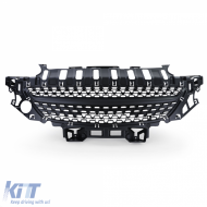 Sportgrill ohne Emblem Black Edition schwarz, geeignet für Opel Adam 12-19-image-6192196