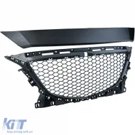 Sportgrill ohne Emblem im Waben-Design schwarz, geeignet für Mazda 3 BM 2013-2017-image-6196003