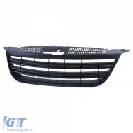 Sportgrill ohne Emblem mit doppelten schwarzen Lamellen, geeignet für VW Tiguan 5N 07-11-image-6194841